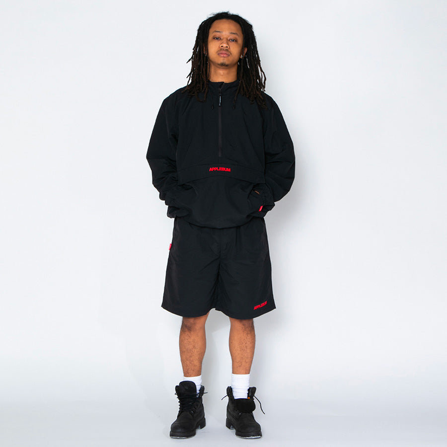 APPLEBUM ( アップルバム )  [Show & Prove] Nylon Shorts ナイロンショーツ ブラック オリーブ 2610819