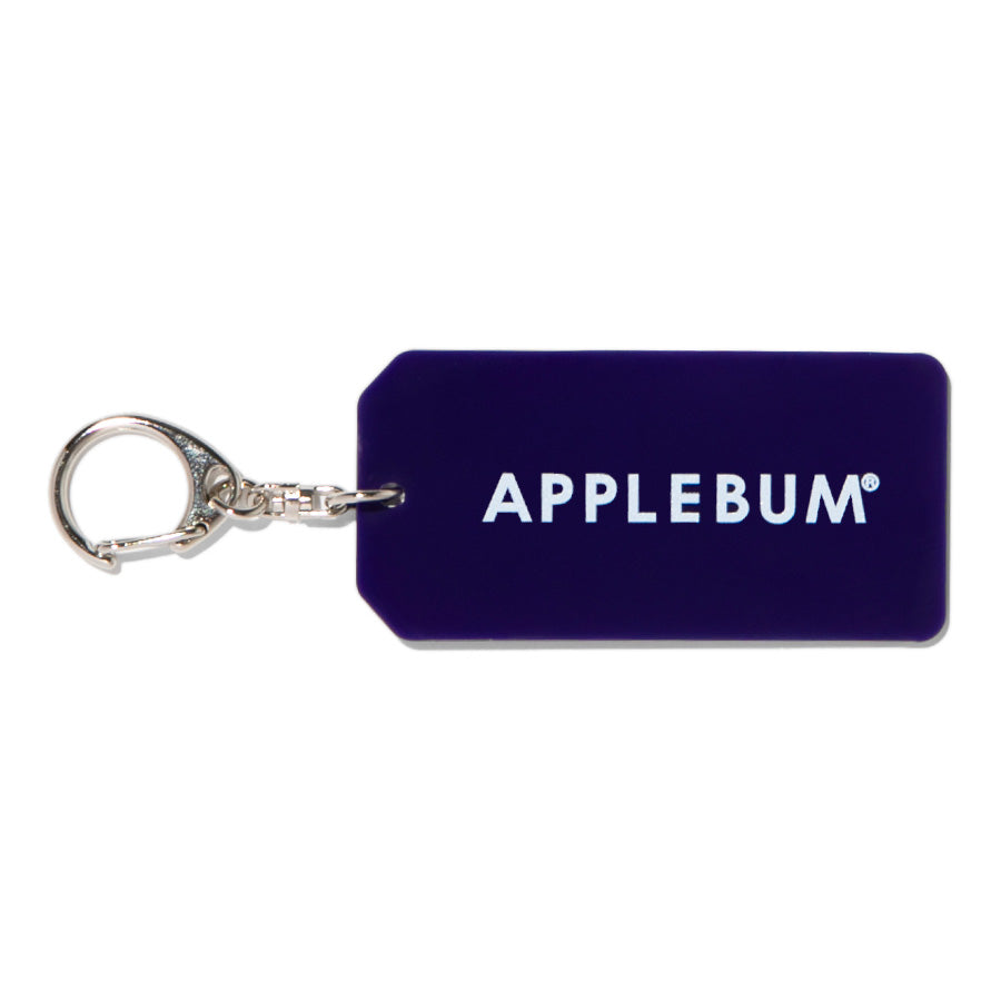 APPLEBUM（アップルバム）Logo Keyholder ロゴ アクリル キーホルダー ネイビー