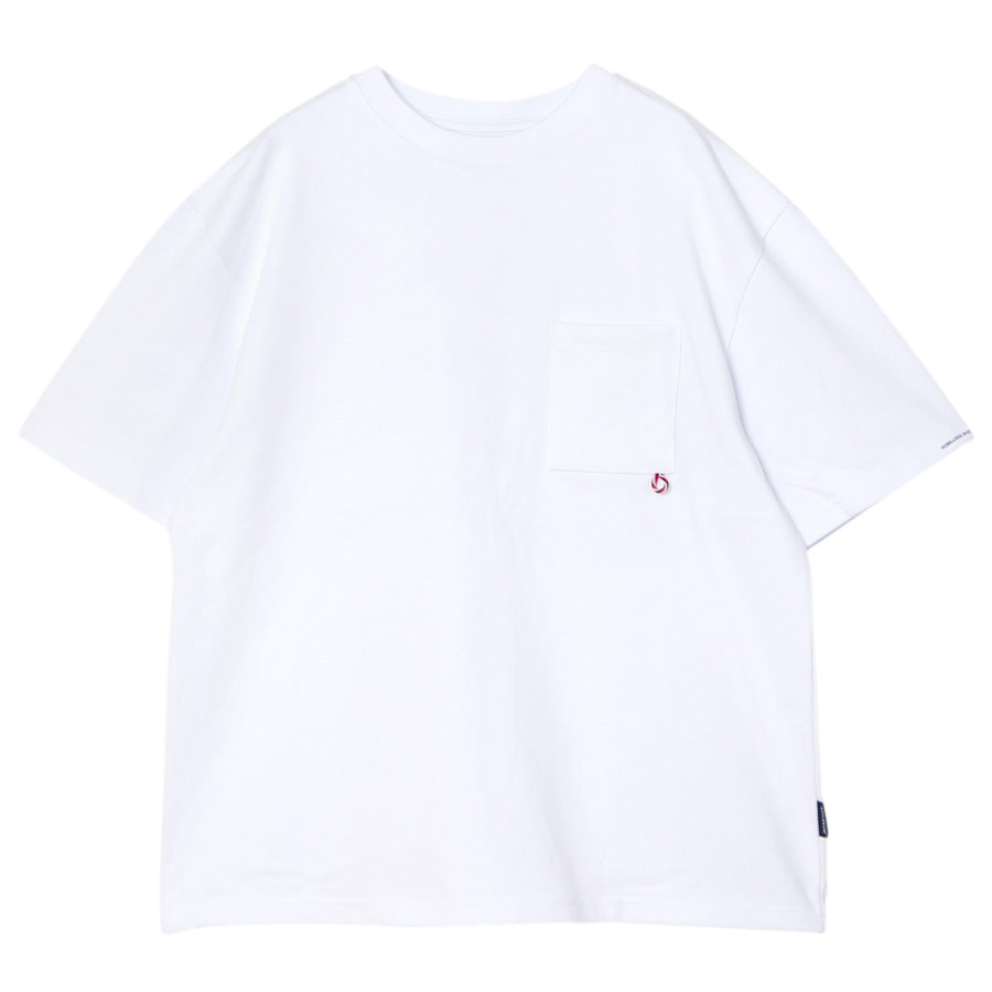 APPLEBUM（アップルバム）12oz ポケットTシャツ ホワイト 正面