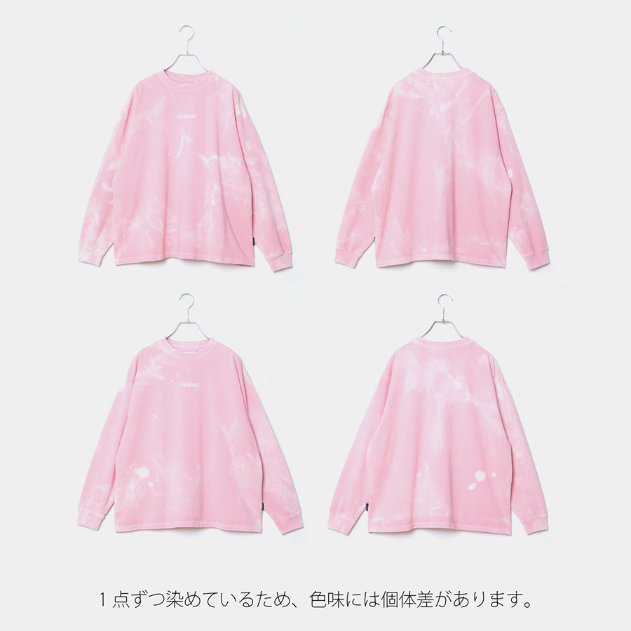 APPLEBUM（アップルバム）染め加工 個体差比較 ピンク
