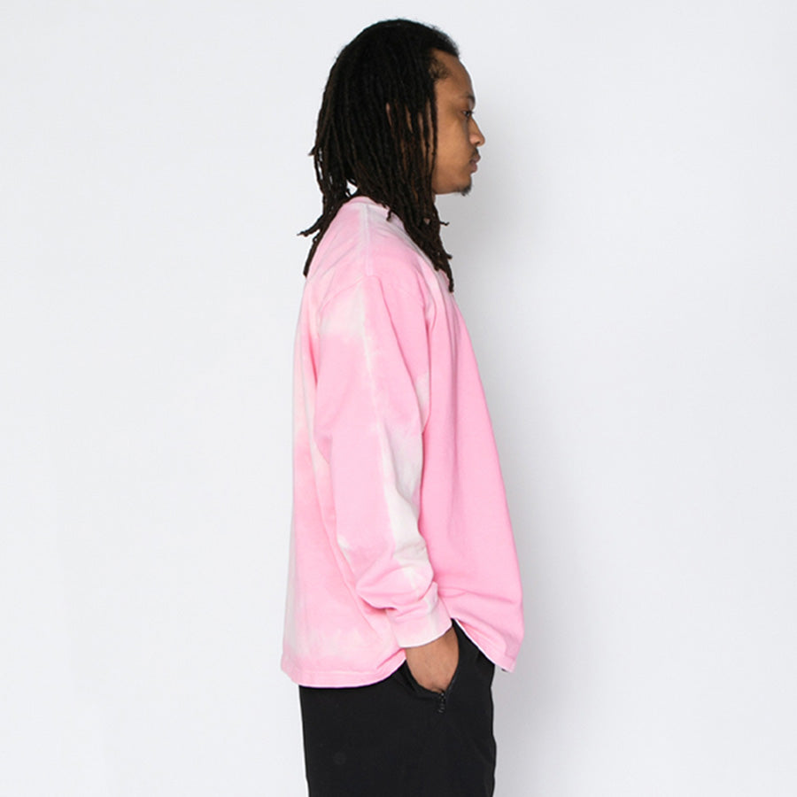 APPLEBUM（アップルバム）Cloud Dye ロンT 右向き ピンク