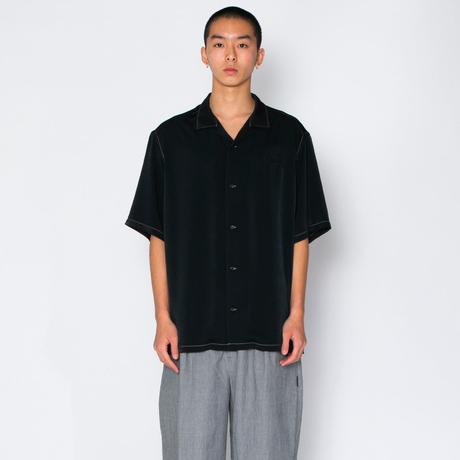 APPLEBUM（アップルバム）Feminish Satin Aloha Shirt アロハシャツ