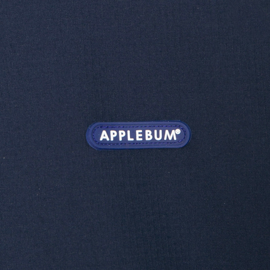 APPLEBUM アノラック ネイビー ラバーロゴ ディテール
