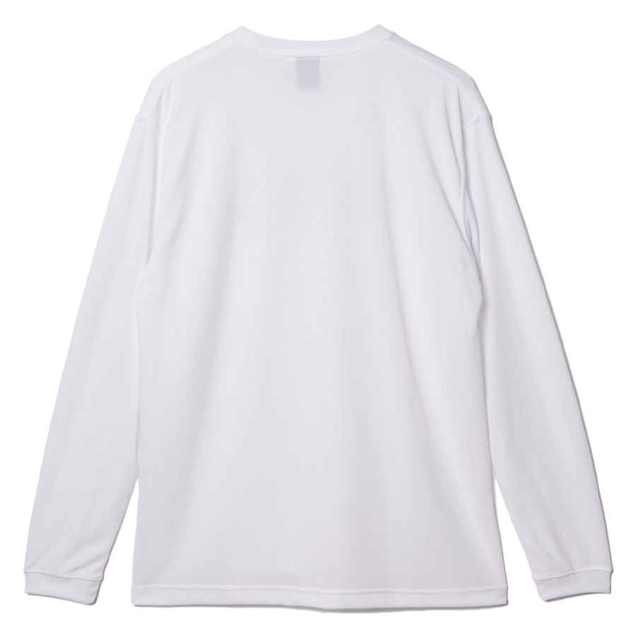 APPLEBUM ドライ ロングスリーブTシャツ ホワイト 背面