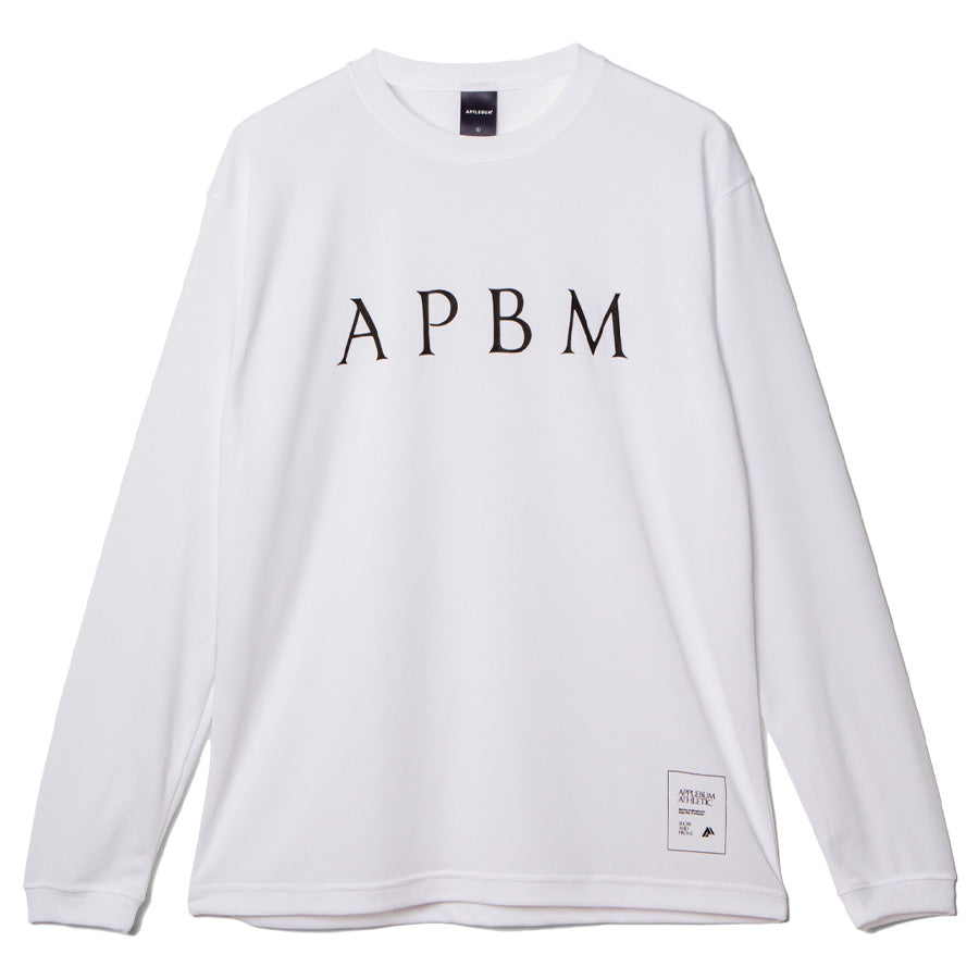 APPLEBUM APBM Dry L/S T-shirt ホワイト 正面