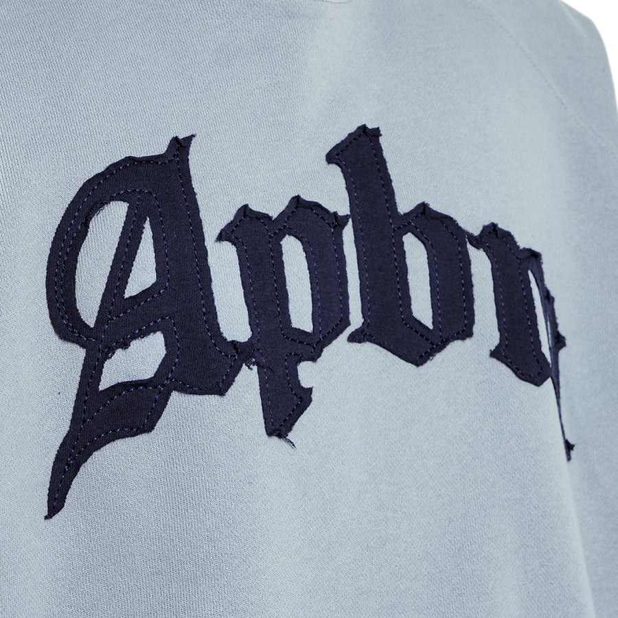APPLEBUM APBMロゴ 刺繍 カットオフ ディテール グレー