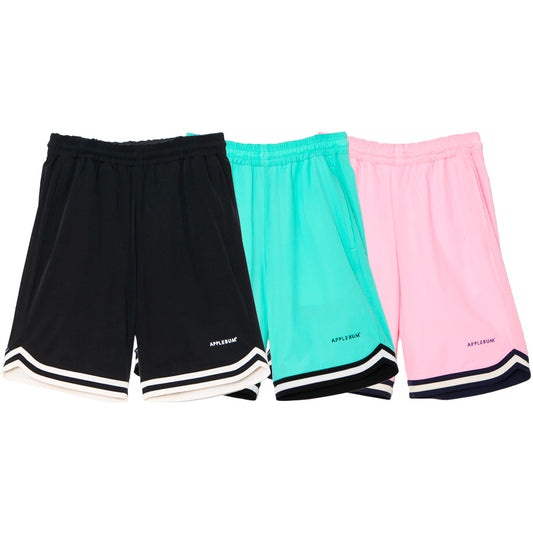 APPLEBUM Authentic Hoopers Shorts ブラック ティファニーブルー ピンク 3カラー展開