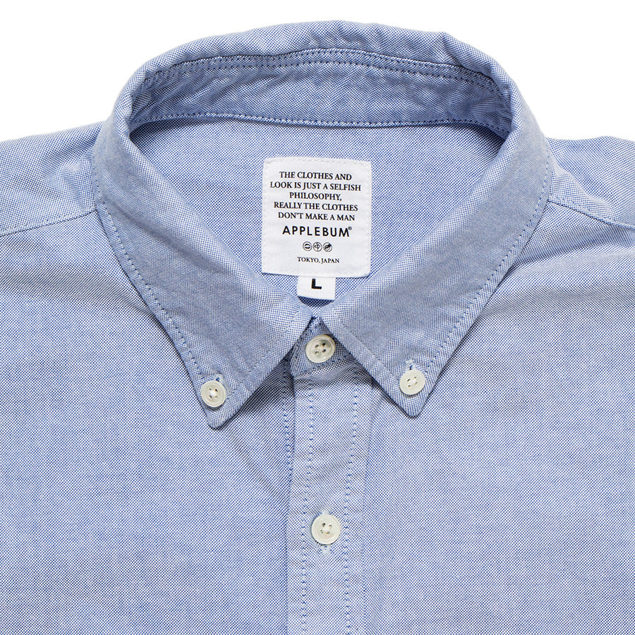 APPLEBUM ボタンダウンカラー ディテール シャツ