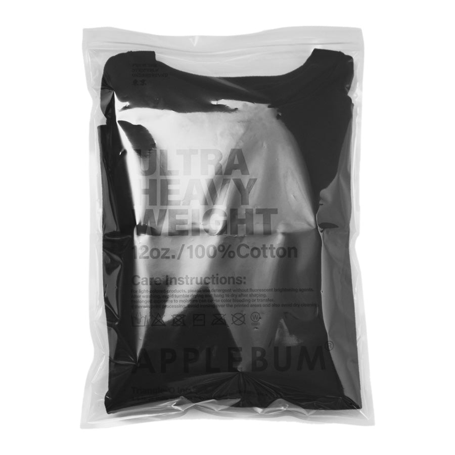 APPLEBUM ヘビーウェイトTシャツ パッケージ ブラック