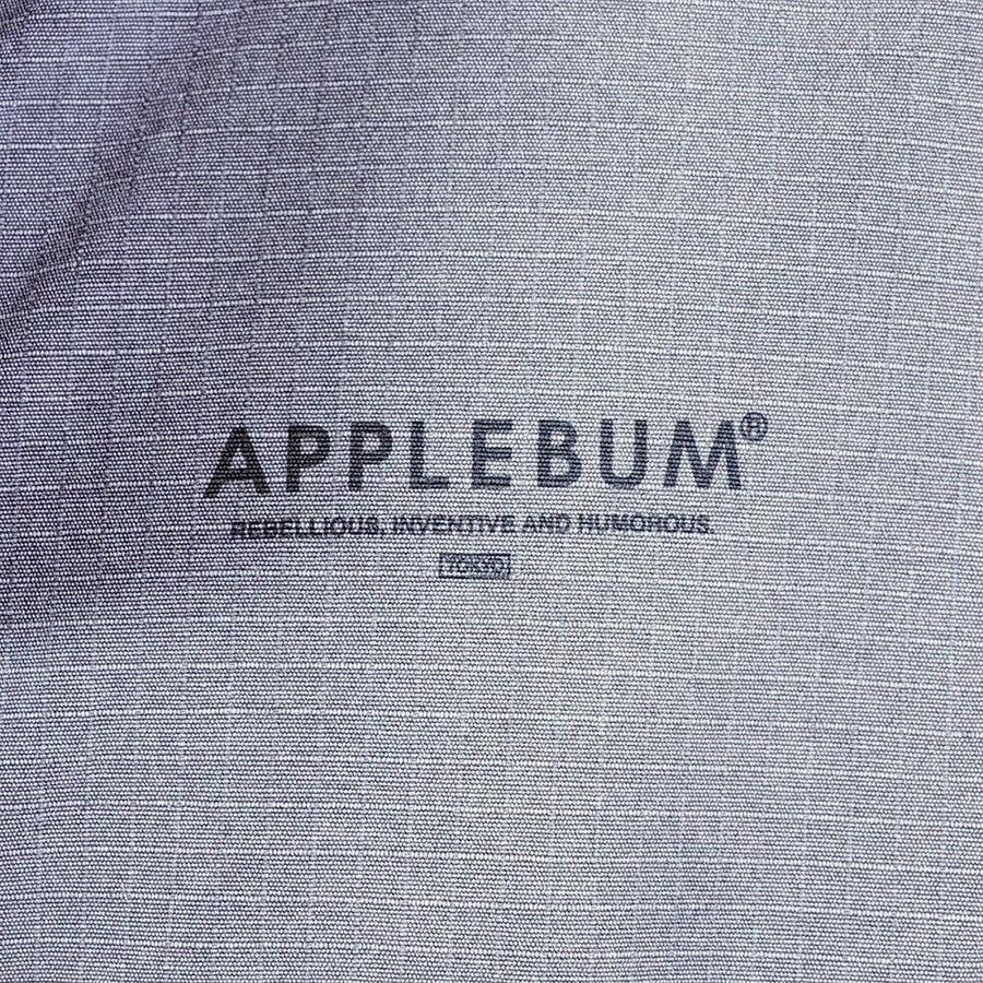 APPLEBUM 左胸ロゴ ディテール グレー