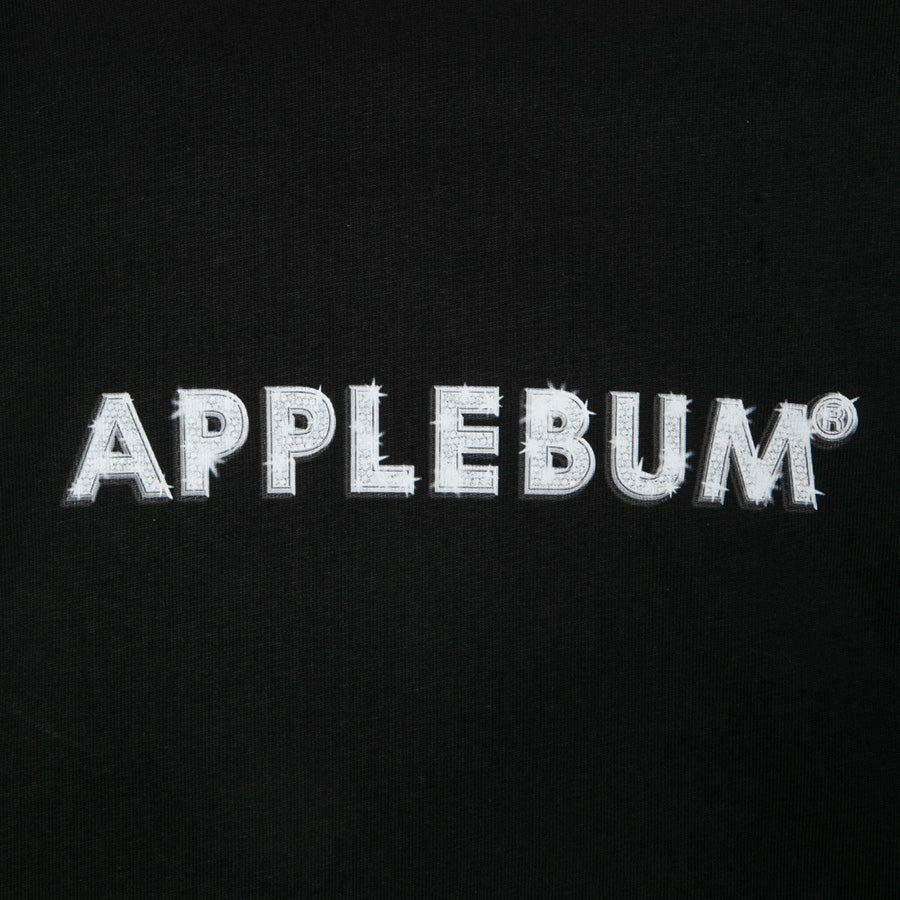 APPLEBUM Bling Bling ロゴ プリント ディテール ブラック
