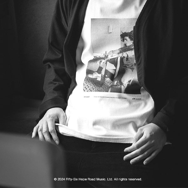 APPLEBUM | BOB MARLEY ( アップルバム | ボブ マーリー ) Monochrome T-Shirt (CHILL)