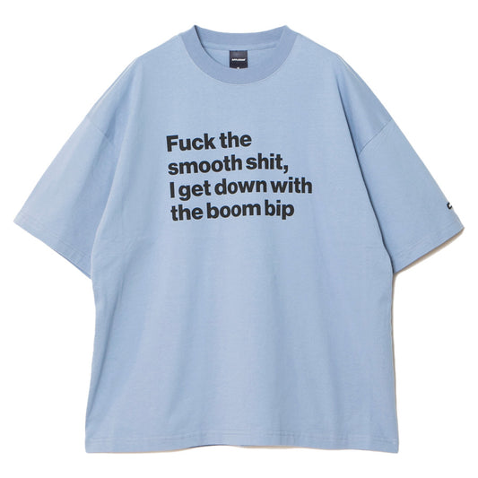 APPLEBUM Tシャツ ブルー グラフィック 正面