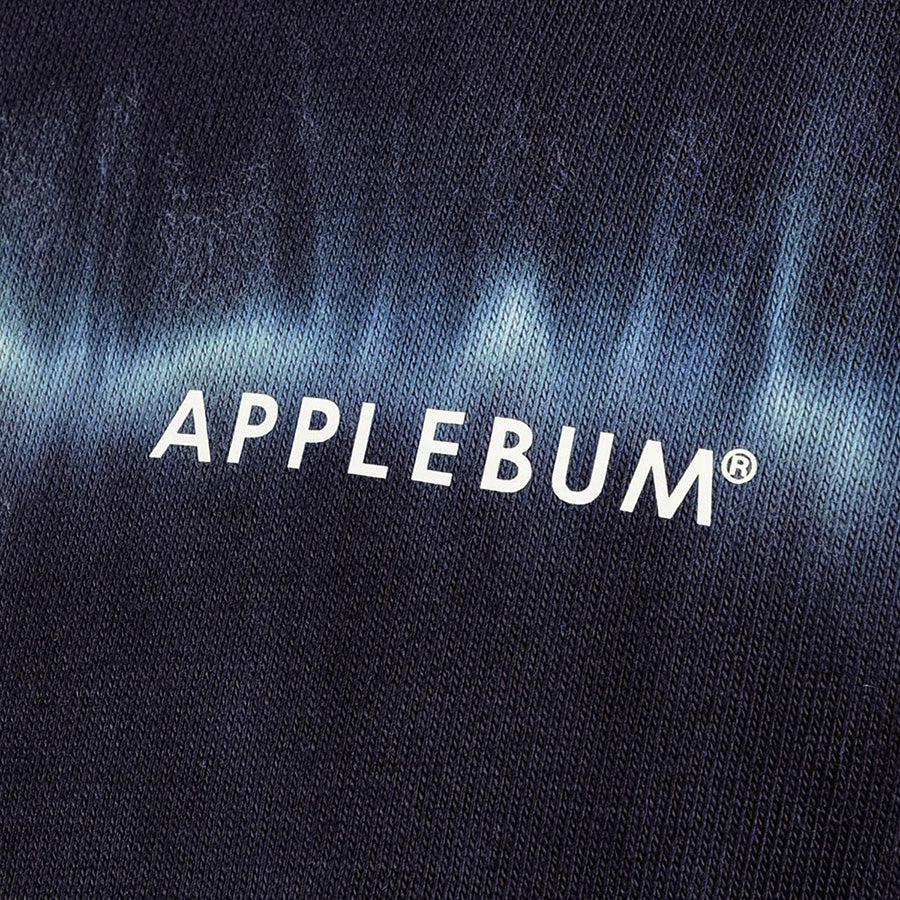 APPLEBUM フロントロゴ ディテール タイダイ