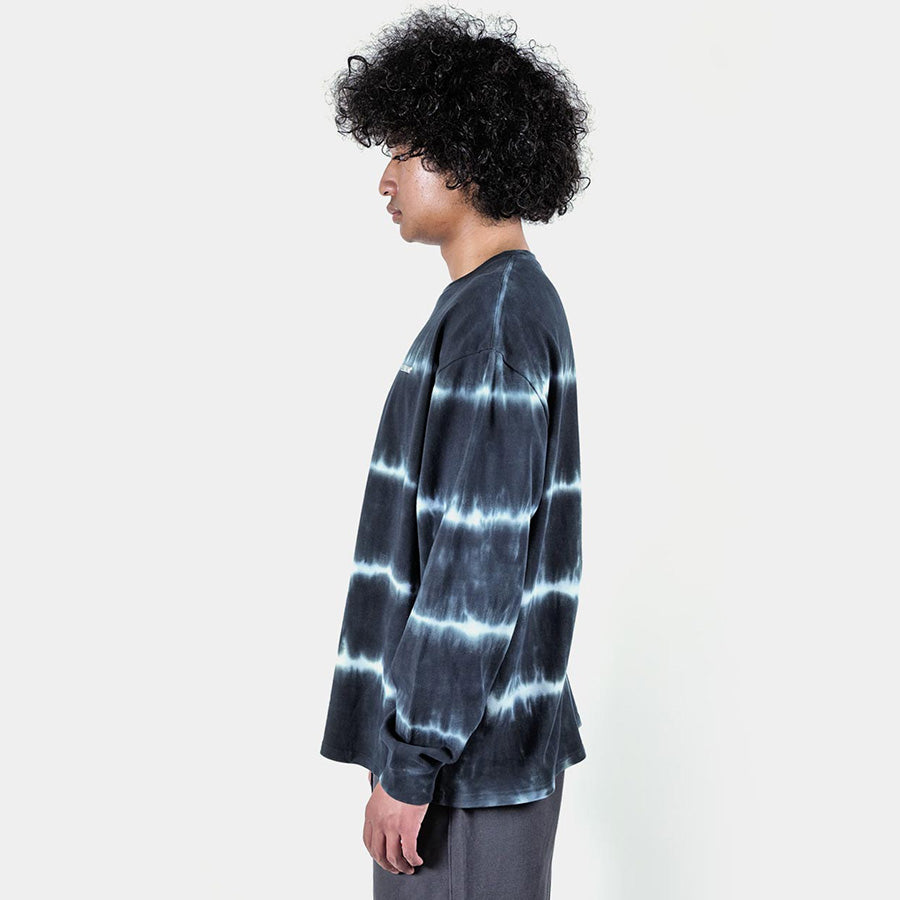 APPLEBUM | アップルバム Border Tie Dye L/S T-shirt 12oz グリーン 