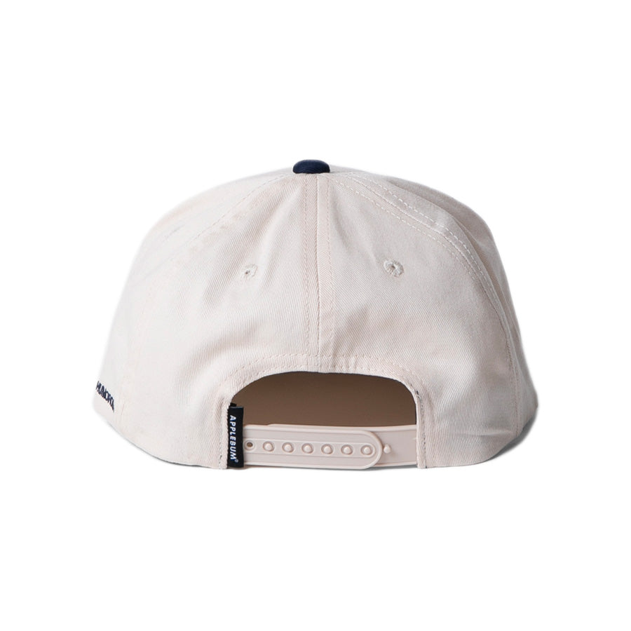 APPLEBUM キャップ ナチュラル ネイビー 背面