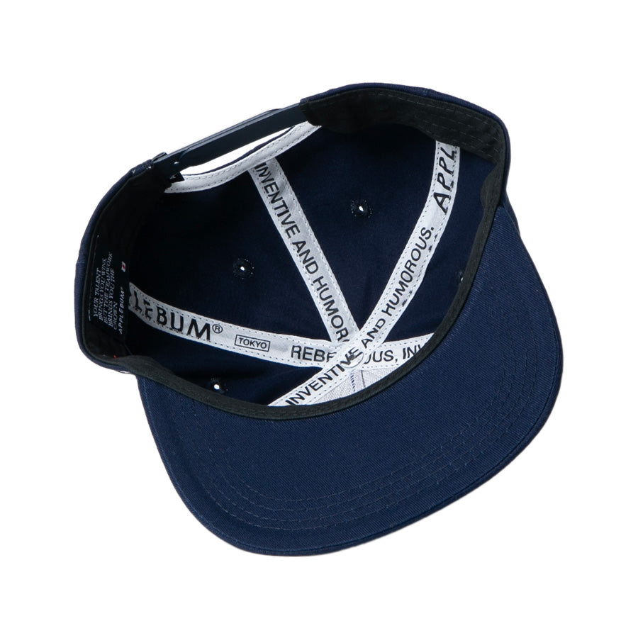 APPLEBUM キャップ 裏側 ネイビー