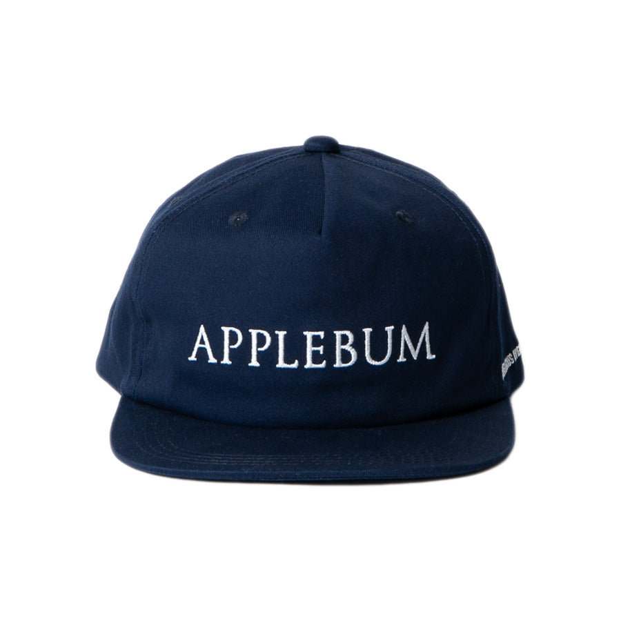 APPLEBUM 5パネルキャップ ネイビー 正面