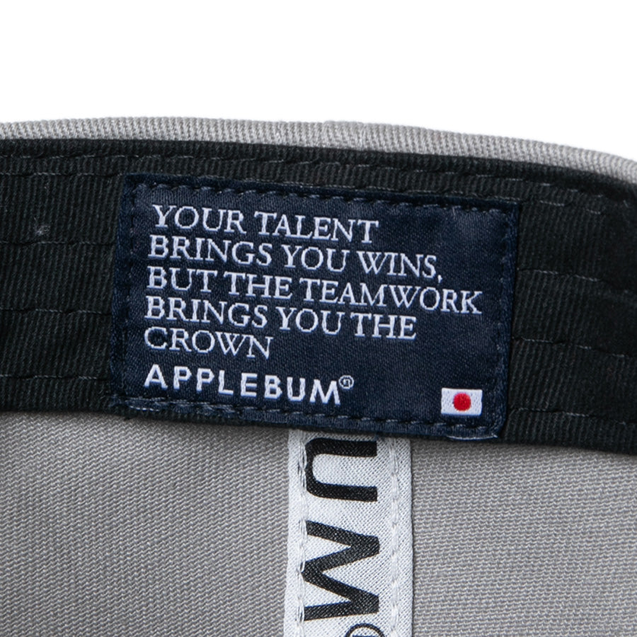 APPLEBUM グレー ブラック 内側タグ