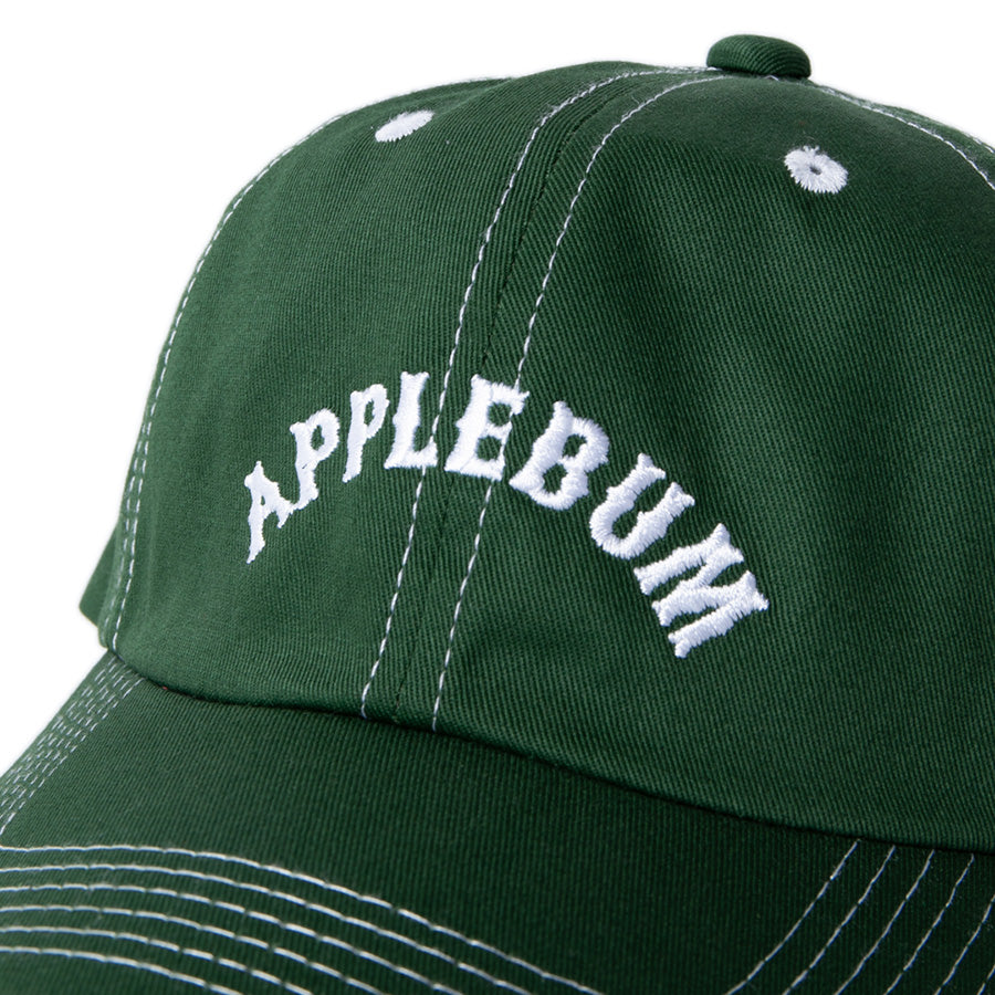 APPLEBUM グリーン フロントステッチ詳細