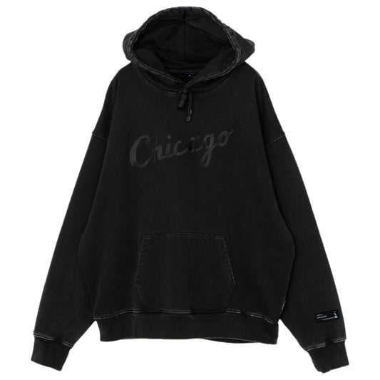 APPLEBUM Chicago White Sox VINTAGE HOODIE ブラック 平置き正面 ML2620403W