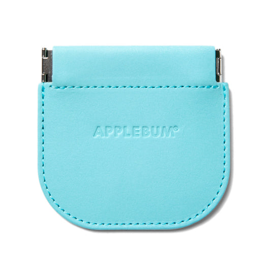 APPLEBUM レザーコインケース ブルー 正面デザイン