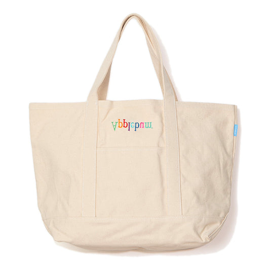 APPLEBUM（アップルバム）COMPUTER-LOGO TOTEBAG ナチュラル 平置き正面 HS2611001