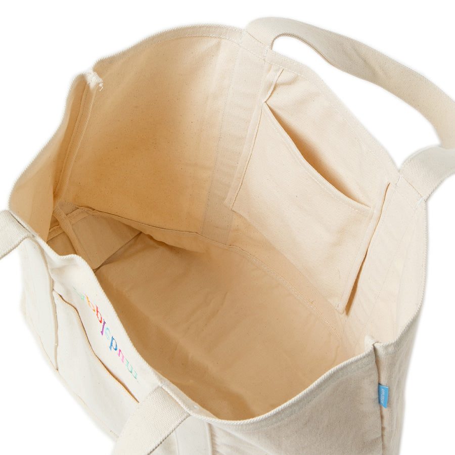 APPLEBUM（アップルバム）COMPUTER-LOGO TOTEBAG ナチュラル 内側詳細 HS2611001
