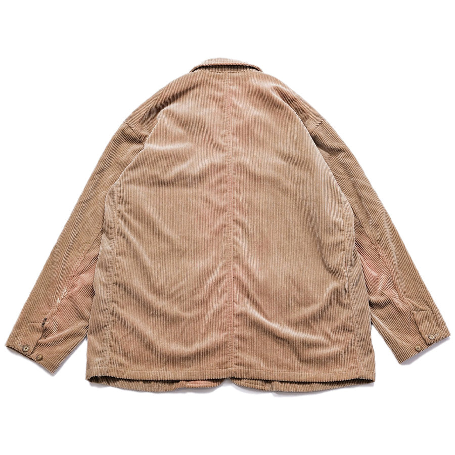APPLEBUM コーデュロイジャケット ベージュ 背面