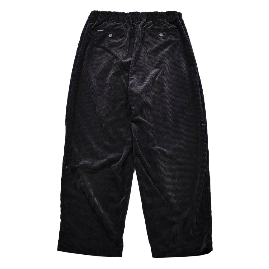 APPLEBUM コーデュロイパンツ ブラック 背面