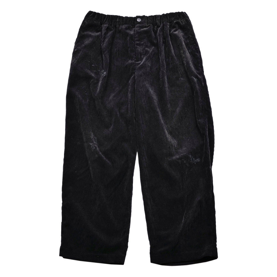 APPLEBUM Damage Corduroy Pants ブラック 正面