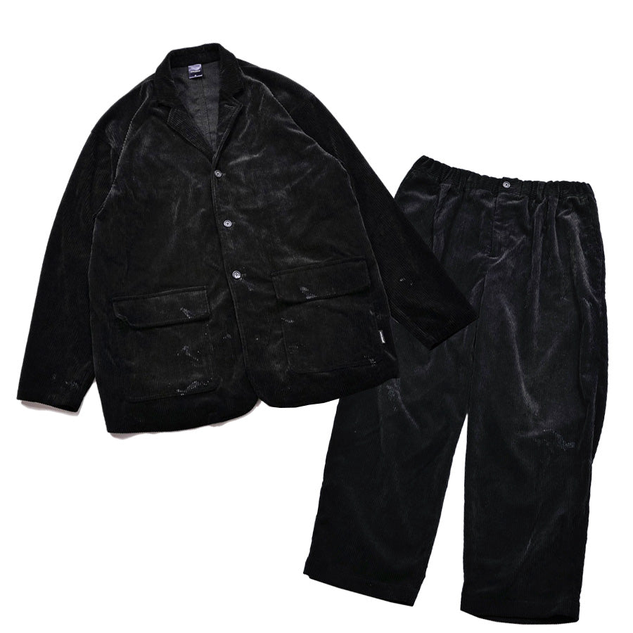 APPLEBUM | アップルバム Damage Corduroy Pants ブラック ダメージ