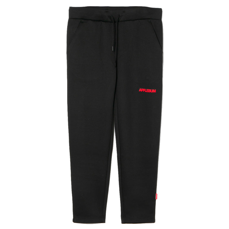 APPLEBUM ( アップルバム ) [Show & Prove] Double Knit Pants ブラック ダンボールニット スリムテーパードパンツ メンズ 2610809