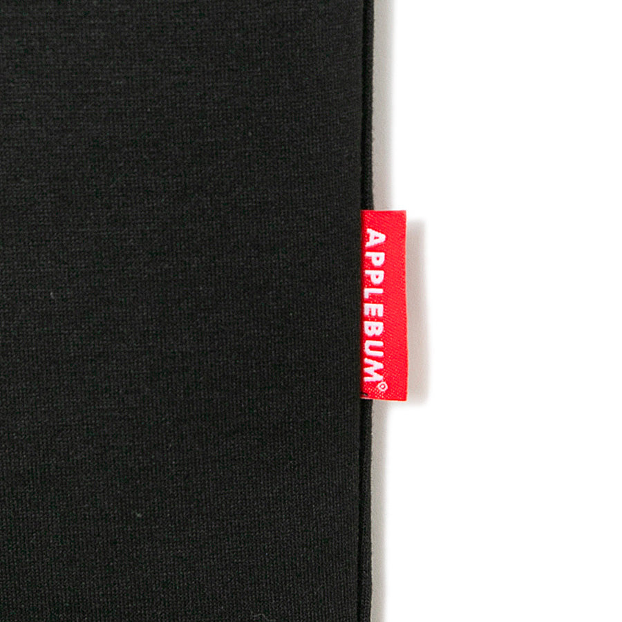 APPLEBUM ( アップルバム ) [Show & Prove] Double Knit Pants ブラック ダンボールニット スリムテーパードパンツ メンズ 2610809