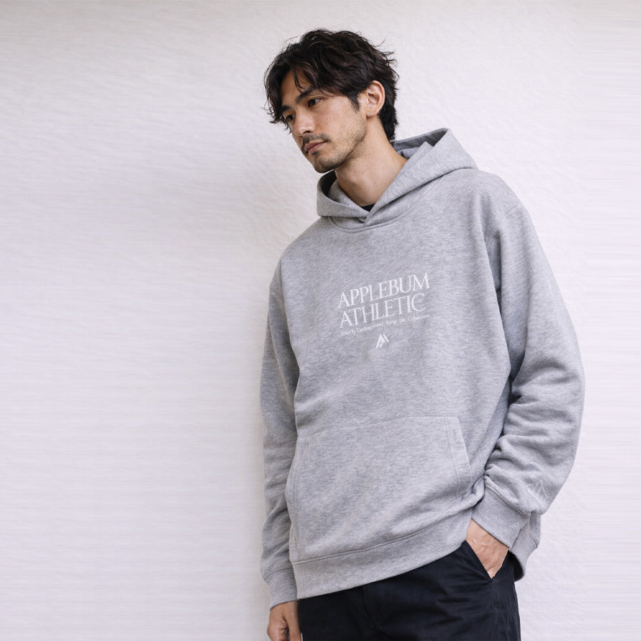 APPLEBUM Double Knit Parka グレー 着用イメージ