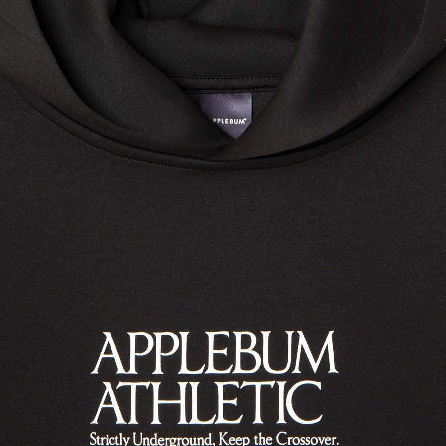 APPLEBUM パーカー 首元 ディテール ブラック