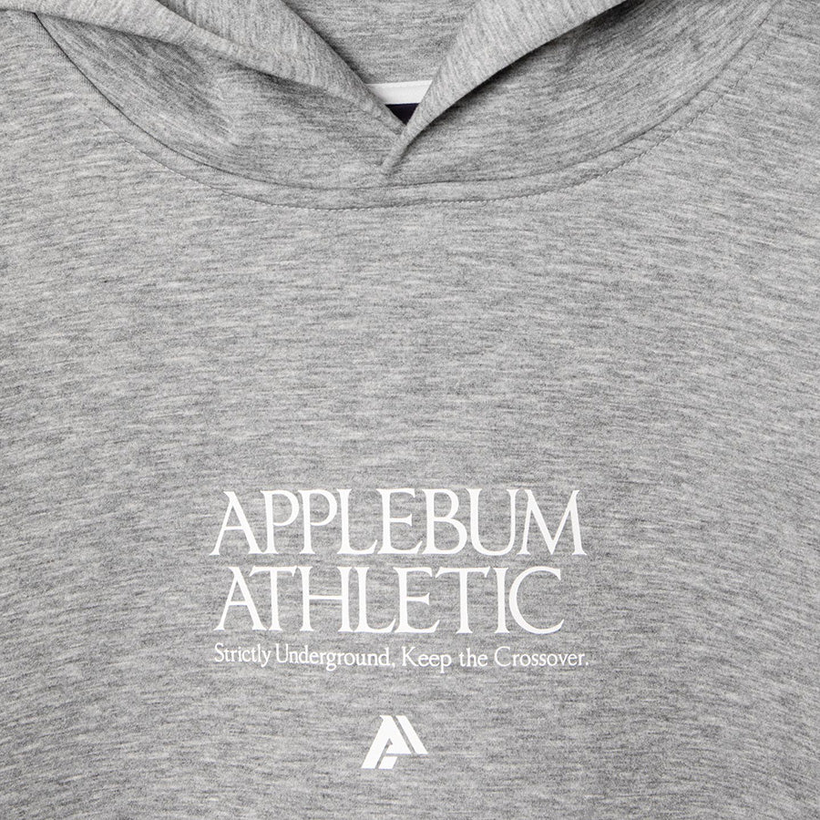 APPLEBUM パーカー 首元 ディテール グレー