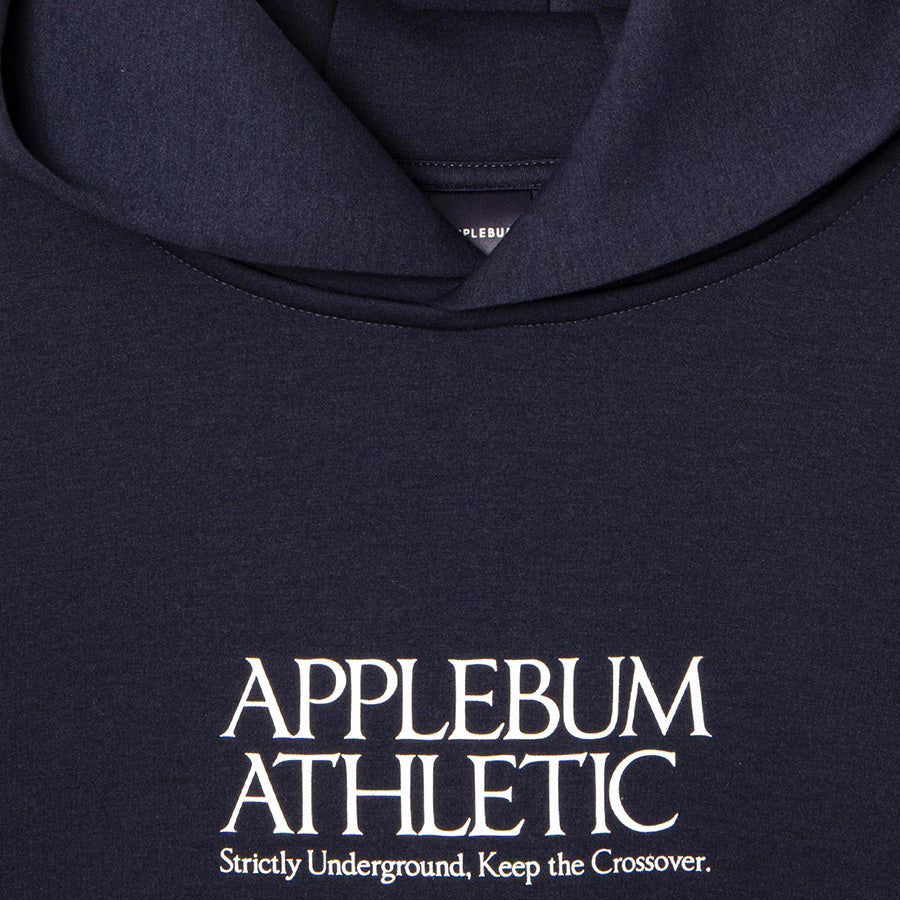 APPLEBUM パーカー 首元 ディテール ネイビー