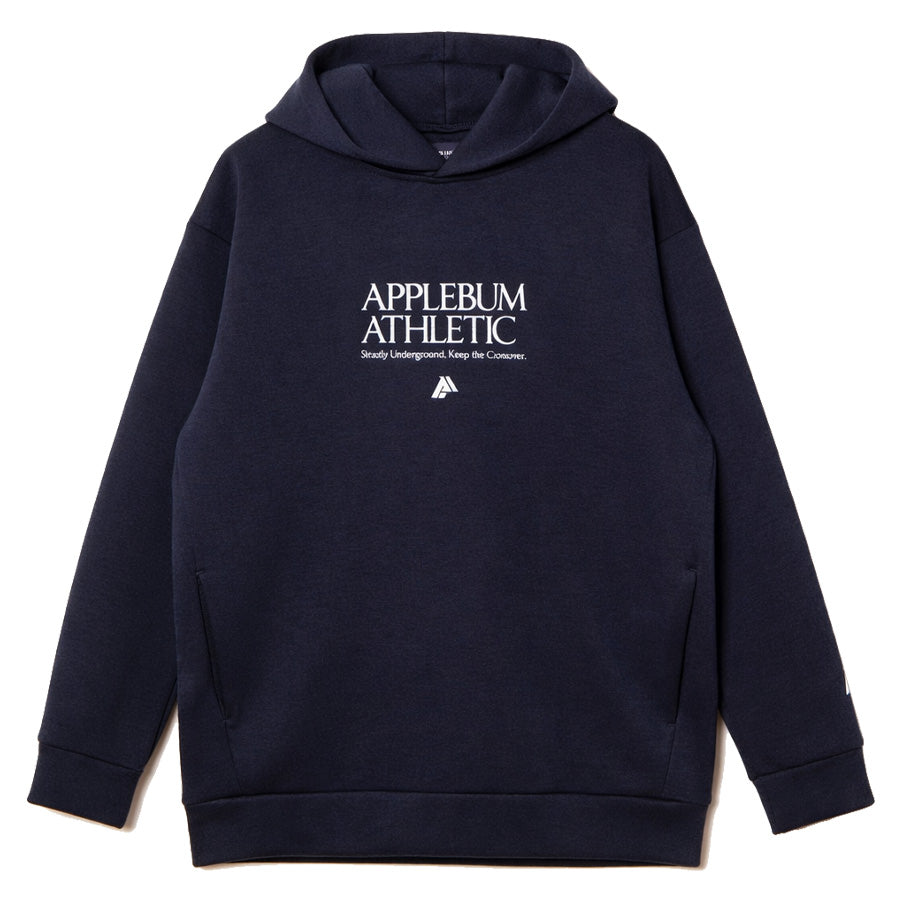 APPLEBUM ダンボールニット パーカー ネイビー 正面