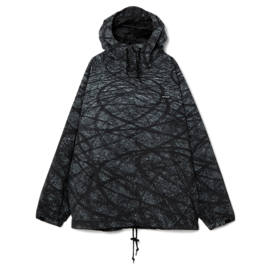 APPLEBUM Drift Marks フーディージャケット ブラック 正面