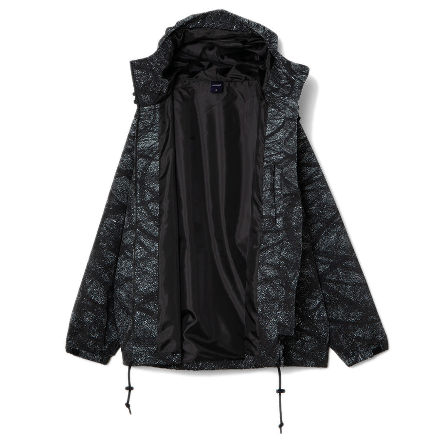 APPLEBUM ジップアップ フーディージャケット ブラック オープン