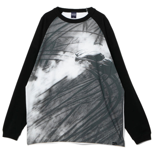 APPLEBUM ラグラン長袖Tシャツ ドリフトマーク 正面