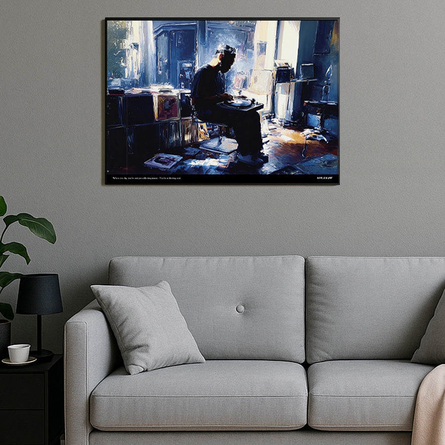 APPLEBUM Drop the Needle ポスター インテリア 使用イメージ