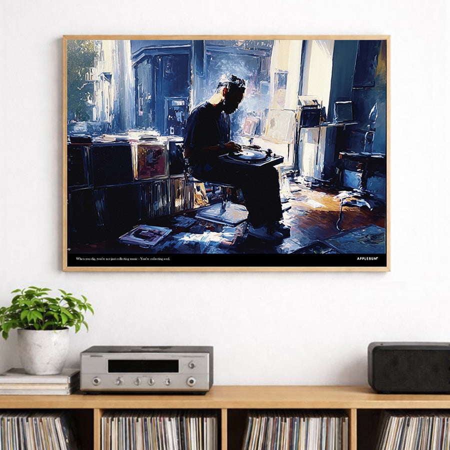 APPLEBUM A1サイズ アートポスター ディスプレイイメージ