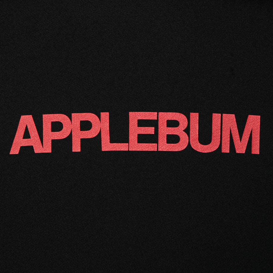 APPLEBUM Dry T-shirt ブラック フロントロゴプリント HS2611112