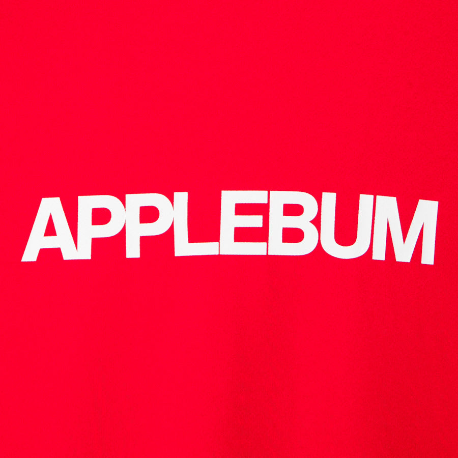 APPLEBUM Dry T-shirt レッド フロントロゴプリント HS2611112