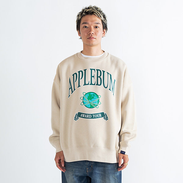 アップルバム APPLEBUM College Logo Big Crew Sweat クルーネック 