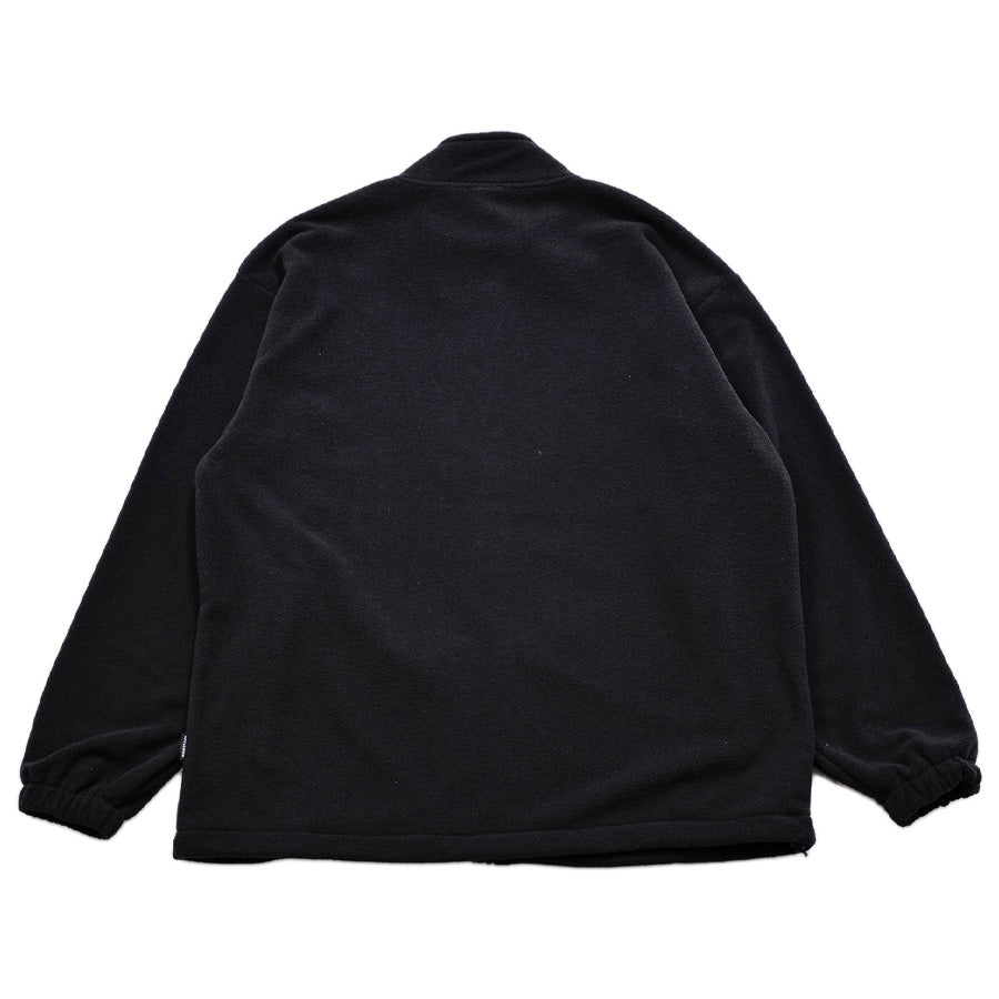 APPLEBUM FLEECE JACKET フリースジャケット ブラック 背面 平置き 2520625
