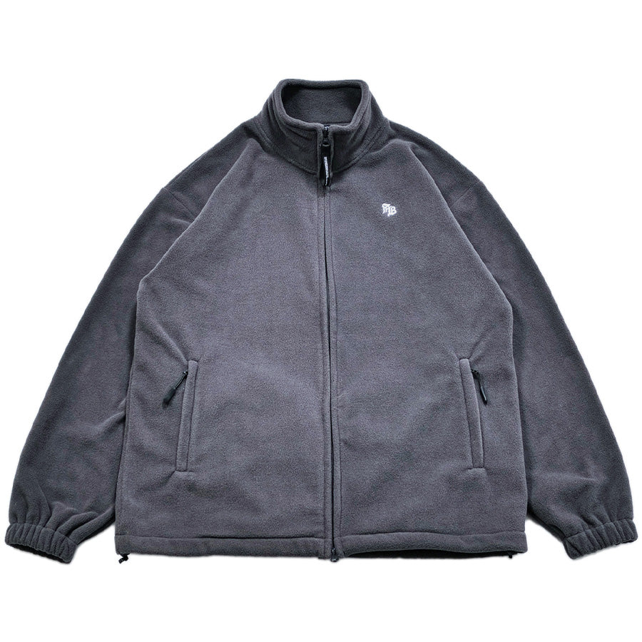 APPLEBUM FLEECE JACKET フリースジャケット グレー 正面 平置き 2520625