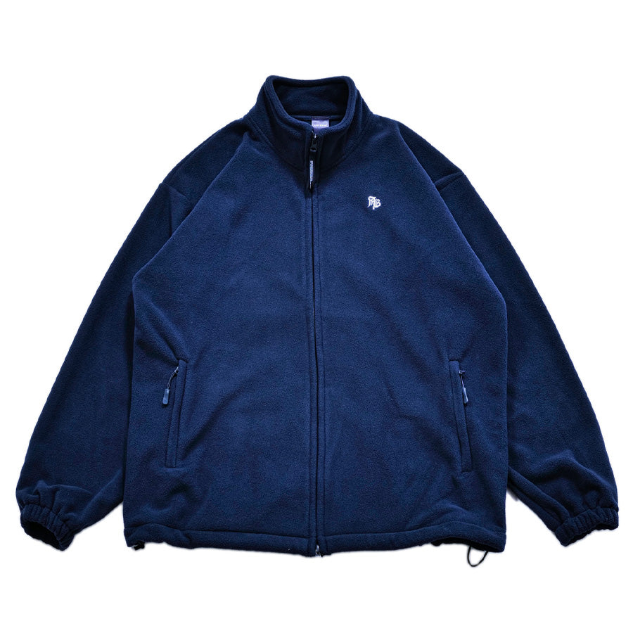 APPLEBUM FLEECE JACKET フリースジャケット ネイビー 正面 平置き 2520625